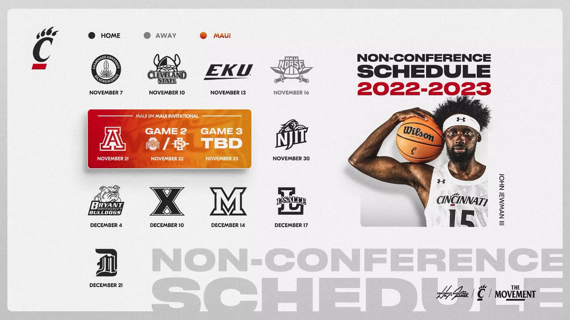 Men's Basketball Releases 2022-23 Non-Conference Schedule - University ...
